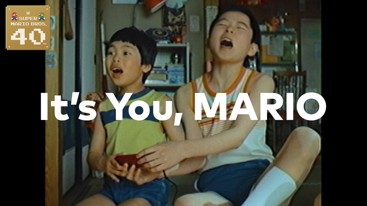 [任天堂HP]『ザ・スーパーマリオギャラクシー・ムービー』劇場用CM（It's You, MARIO）を公開しました。 #スーパーマリオブラザーズ40周年
