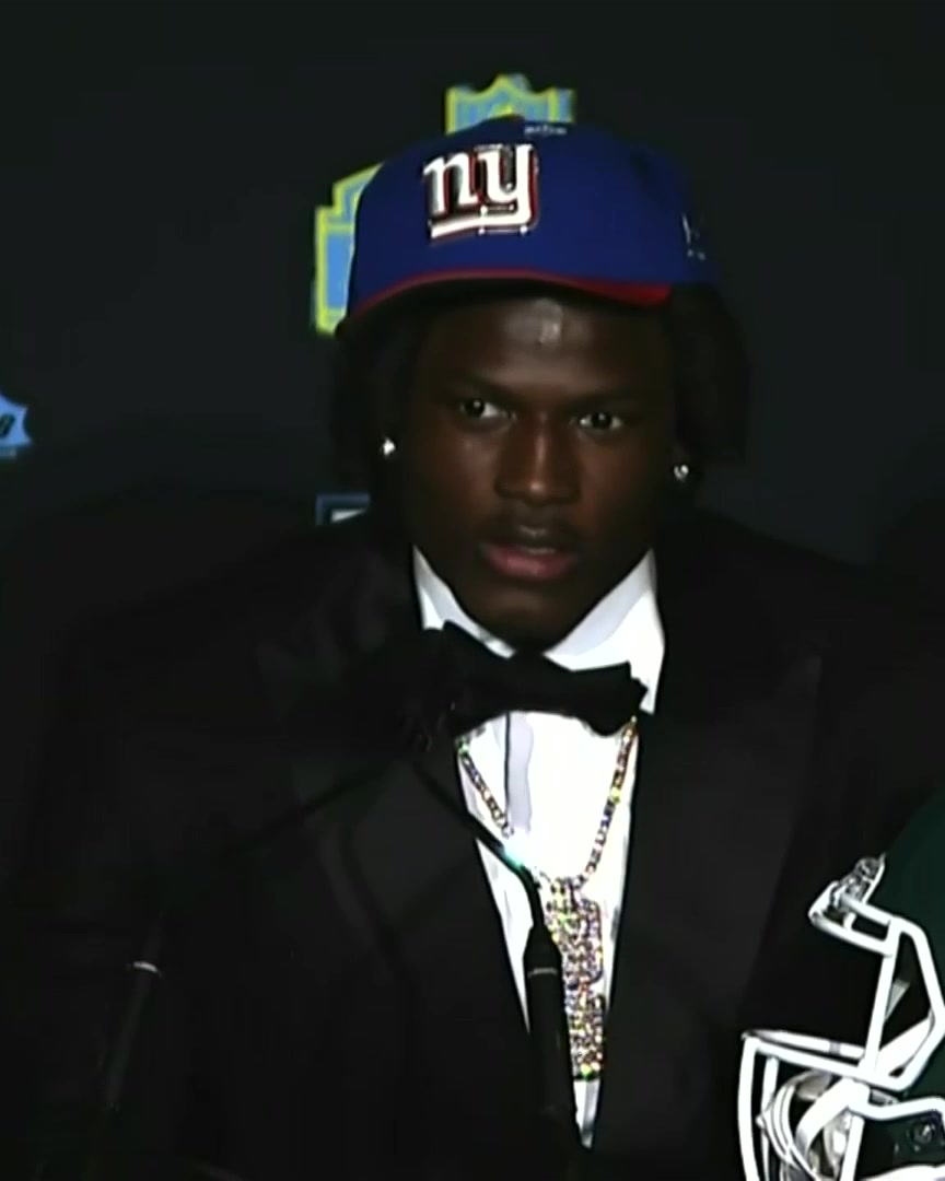Arvell Reese says it's a "blessing" to be drafted by the Giants: "I'm where I needed to be. This is where God put me."