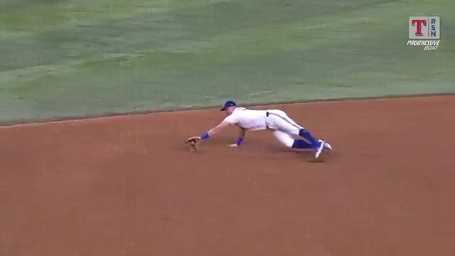 Josh Jung makes a terrific diving play!