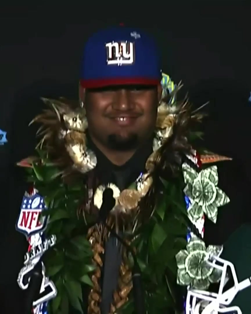 "To be able to play with Jaxson Dart AND Cam Skattebo? One of the top quarterbacks and one of the hardest-headed running backs? It's a dream come true." - Sisi Mauigoa