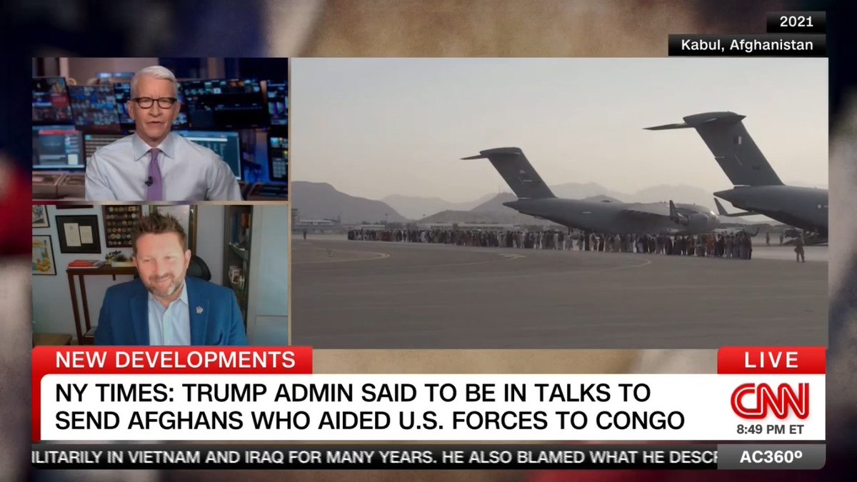 President of the aid group AfghanEvac Shawn VanDiver says a potential plan to send Afghan refugees who aided the U.S. war effort to the Democratic Republic of Congo could jeopardize their lives.