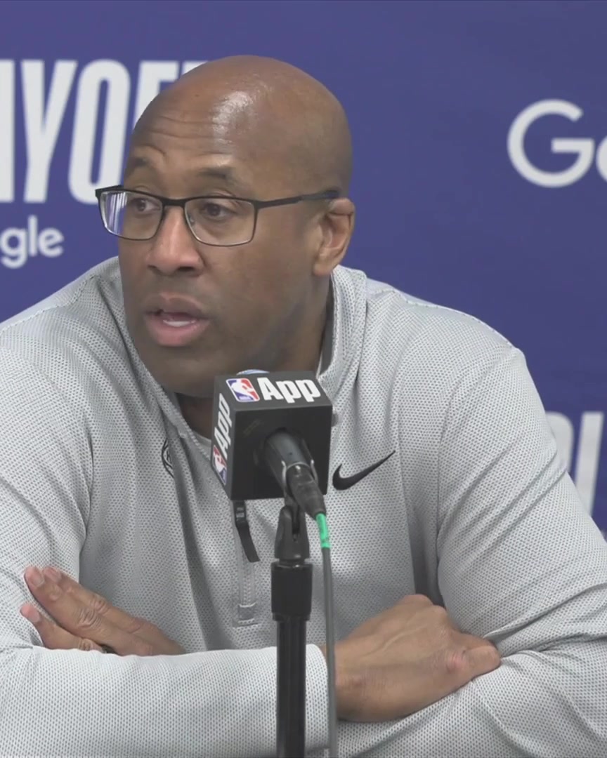 "It's a 7 game series for a reason" Mike Brown says that this loss should "sting" but that the team will be locked in for Game 4