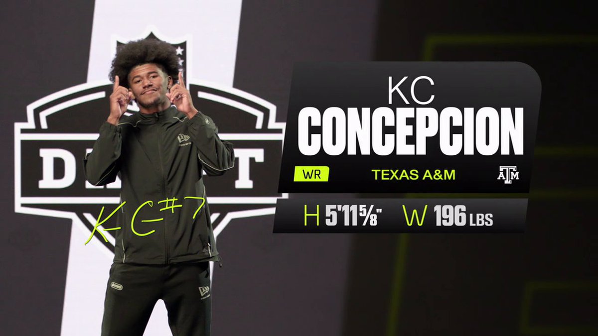 Get your popcorn ready, Cleveland 🍿 KC Concepcion can DO IT ALL 🔥 Cleveland Browns | Texas A&M Football