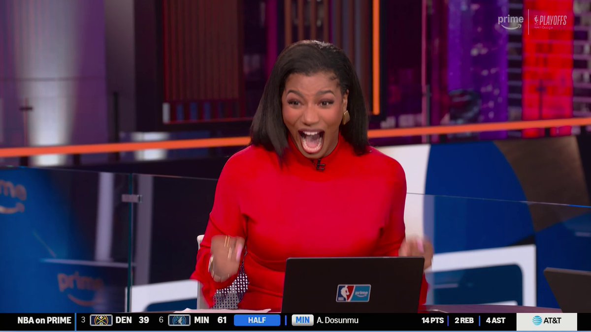 .Taylor Rooks was every Atlanta Hawks fan watching the Game 3 finish 😁