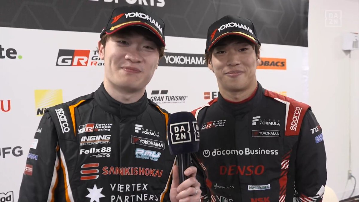 #阪口晴南 &amp; #福住仁嶺 DAZN独占メッセージ💬 2026 SUPER FORMULA #DAZN 全戦LIVE配信📺⚡ 🏎2026 SUPER FORMULA 🧭Rd.3 オートポリス 🗓4/25(土)-26(日) 📲Live on DAZN Sena Sakaguchi/阪口晴南 福住仁嶺 Nirei Fukuzumi スーパーフォーミュラ公式 #SFormula #スーパーフォーミュラ #DAZNレーシング