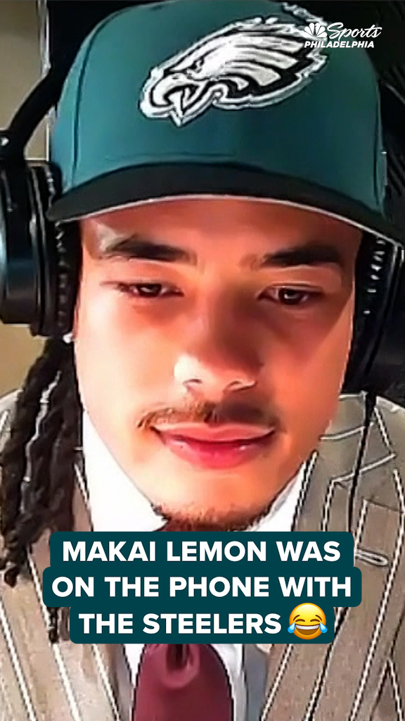 "Everything worked out just how it was supposed to be" Makai Lemon breaks down how he went from a phone call with the Steelers to being drafted by the Eagles.