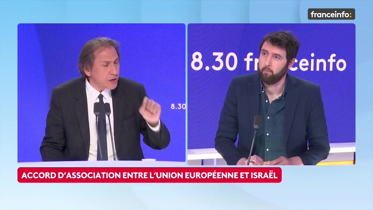 🔴 Accord d'association entre l'Union européenne et Israël ➡️ "Il faut être cohérents, on ne peut pas condamner ce qui se passe et rester impuissants", dit Jérôme Guedj, député socialiste de l’Essonne.
