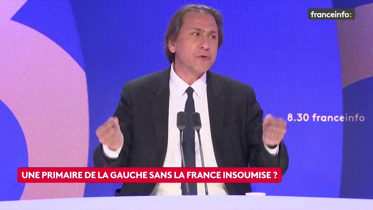 🔴 Une primaire de la gauche sans La France Insoumise ? ➡️ "L'union pour l'union ne fait pas un projet, ne rend pas les choses audibles pour nos concitoyens. La primaire, dans la période, c'est assez secondaire", déclare Jérôme Guedj, député socialiste de l’Essonne.