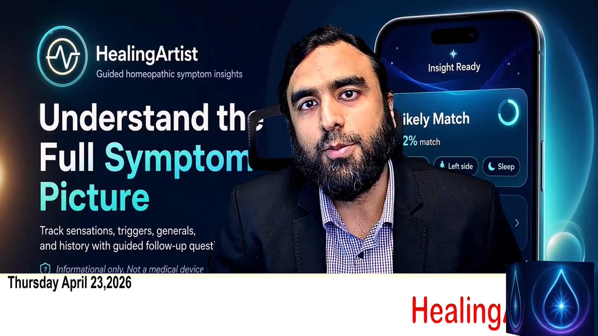 Homeopathy App Launch Ker di Hay is Video mai istemaal ka mukamal Tareeqa share ker raha hun! #HealingArtist #HealingArtistApp Download From Appstore: Download From Playstore: