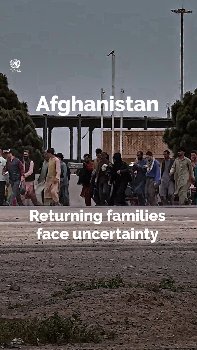 At the Islam Qala border, hundreds return to #Afghanistan each day – with uncertainty, unsure how they will survive. Humanitarian support is reaching them, but it is not enough. Without sustained funding, they will not be able to provide for their families.