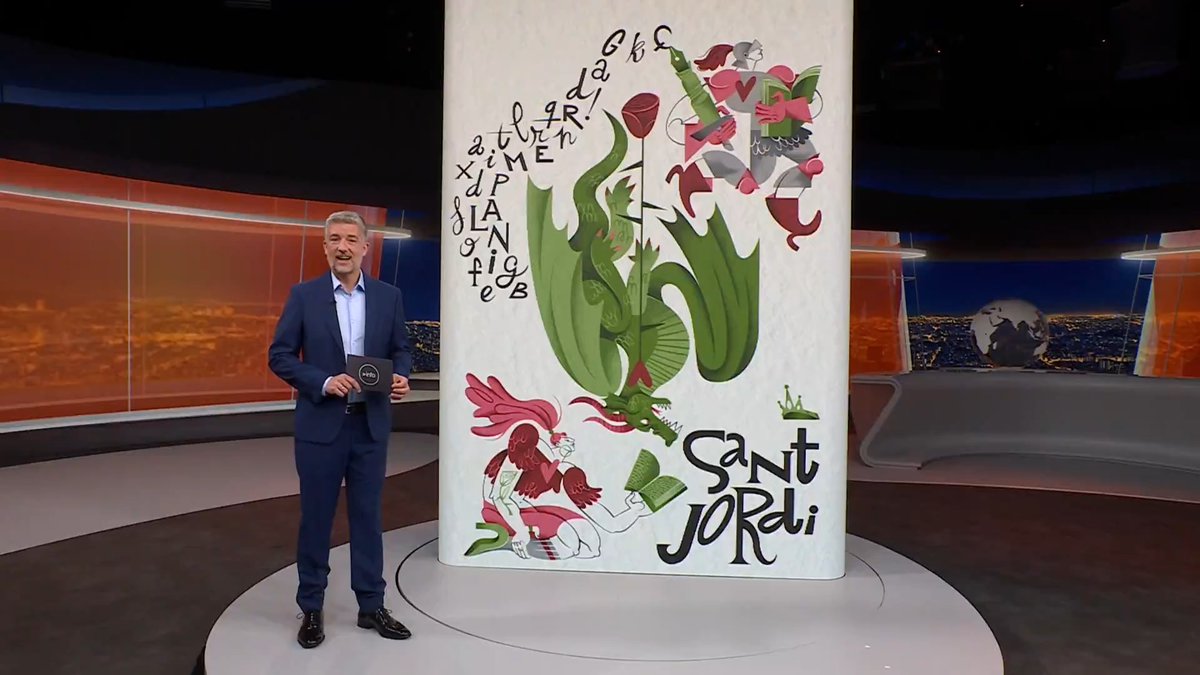 Vet aquí un gos, aquest Sant Jordi ja s'ha fos. Vet aquí un gat, això és el que es pot fer amb paciència i un arxiu ben indexat