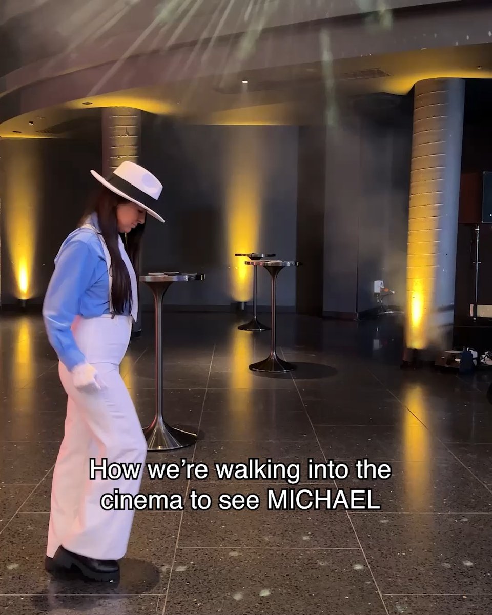 We only moonwalk from now on. See MICHAEL only in cinemas now! #MichaelMovie