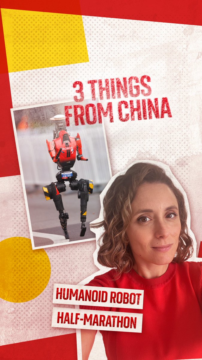 China staged a half-marathon for robots, and the humanoid robot that won ran faster than the human world record. Here are three stories you may have missed from China this week with Asia correspondent Helen-Ann Smith ⬇️