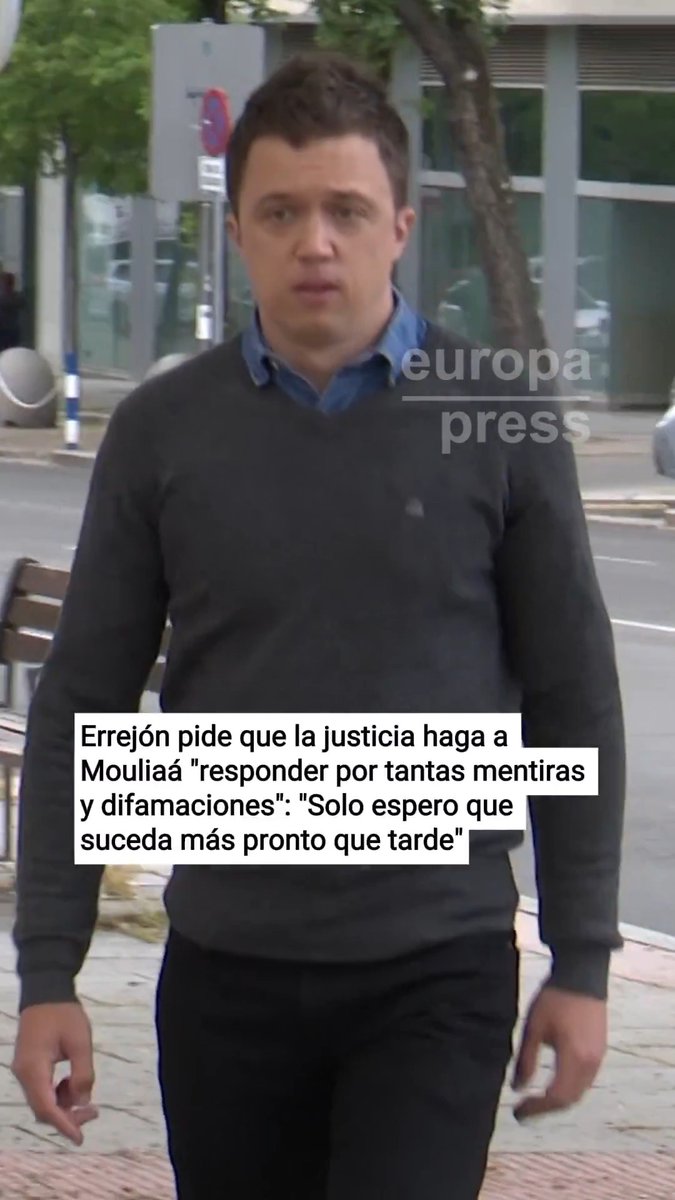 Errejón pide que la justicia haga a Elisa Mouliaá "responder por tantas mentiras y difamaciones": "Solo espero que suceda más pronto que tarde"