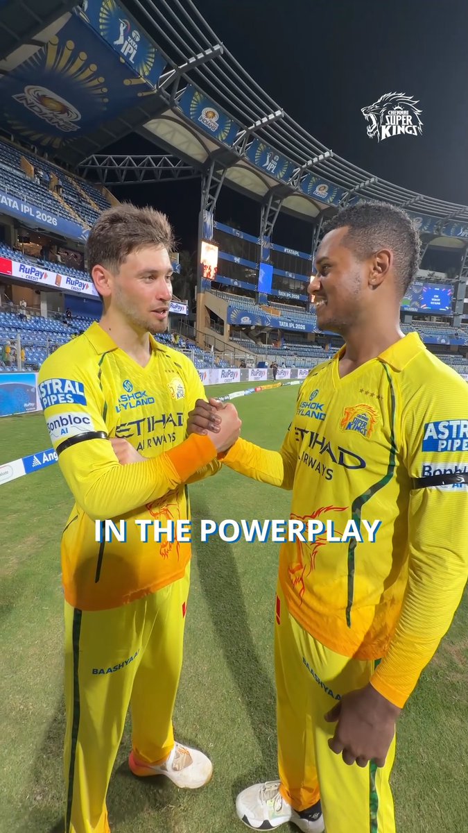 Turning the game in tandem! ✨ #WhistlePodu #MIvCSK