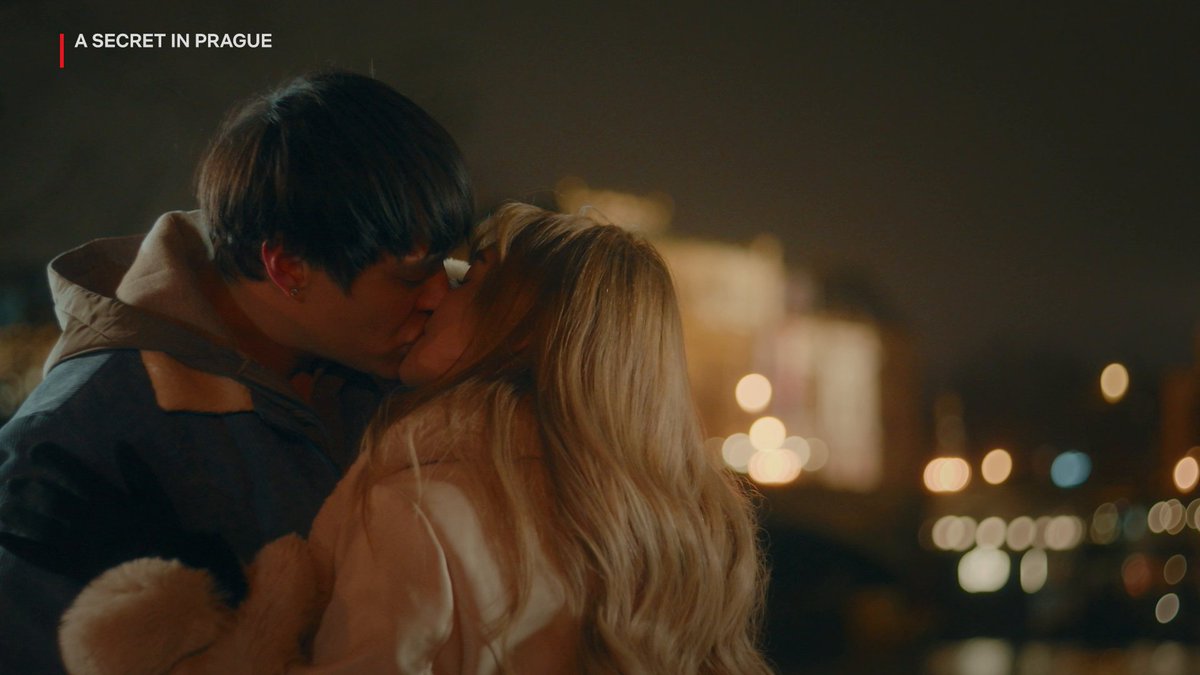 Prague itinerary: a scenic walk by the bridge, a few beers, and a kiss from a stranger. ✈️ 💋 A Secret in Prague, starring Andrea Brillantes and Enrique Gil, is now playing on Netflix! #ASecretInPrague #AndreaBrillantes #EnriqueGil