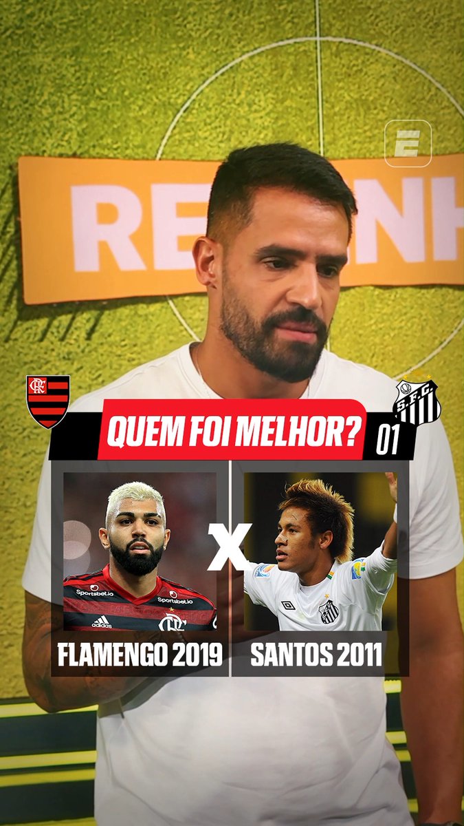 Flamengo 2019 x Santos de Neymar: quem teve mais magia? ESPN ouve 100 especialistas e tem 'resposta'! #FutebolNaESPN