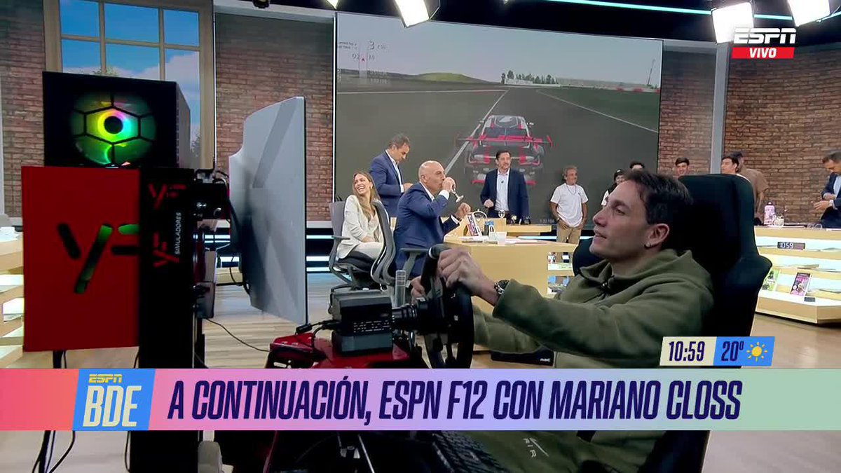 AHORA SÍ, MOMO Al volante Momo (Argentino) 😎 ▶️ Mirá #BuenDíaESPN en el Plan Premium de #DisneyPlus
