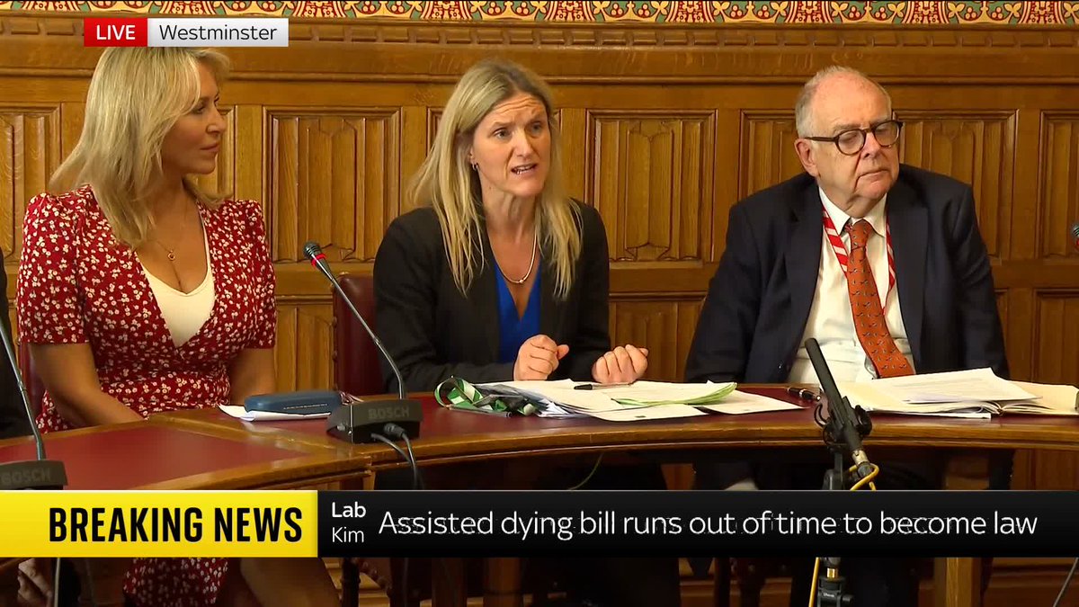 "This isn't what democracy looks like." Sponsor of the assisted dying bill, Kim Leadbeater, condemns the failure of the bill as "undemocratic," but assures that there is an appetite to bring back the bill in the next season. 📺 Sky 501, Virgin 602