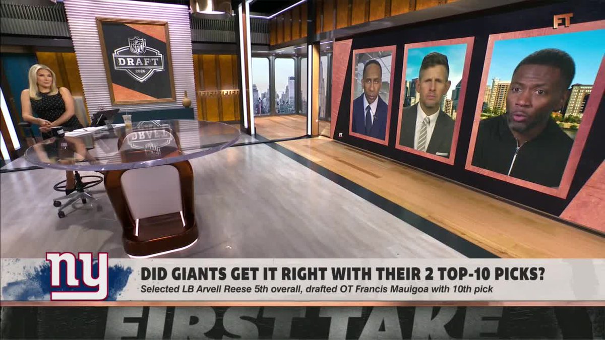 "You had to take a defensive player particularly when you just lost [Dexter] Lawrence." Stephen A. Smith and Ryan Clark weigh in on whether the New York Giants got it right with their two top-10 picks ⬇️