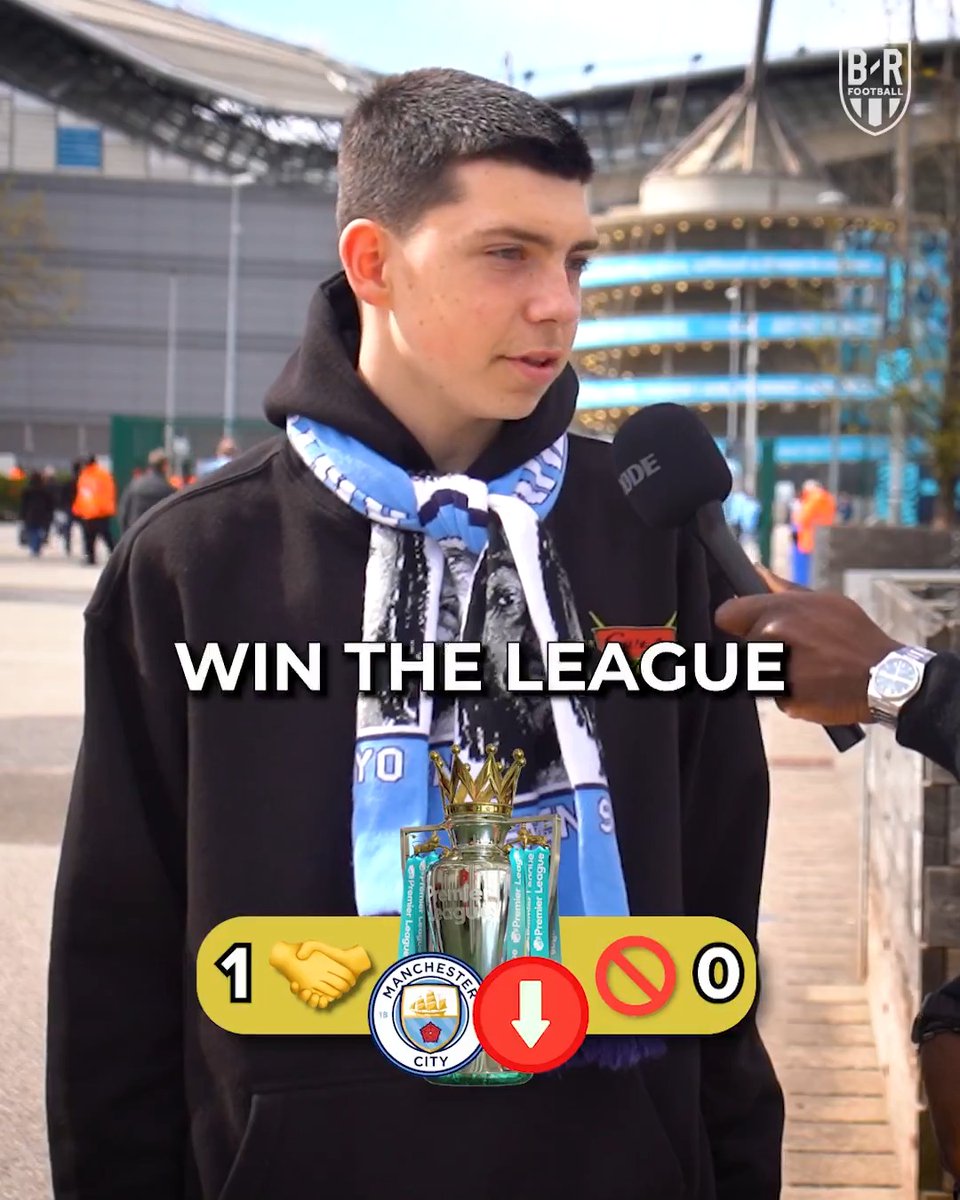 Would Man City fans take relegation next season if it meant they win the PL this season? 🧐