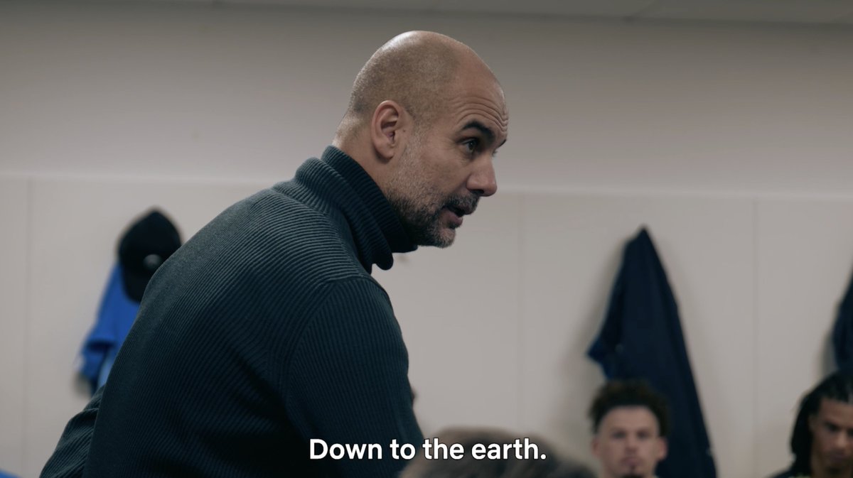 "Maybe I was confused." 😮💨 Throwback to this Pep Guardiola dressing room speech to the Man City players after a 2-0 loss to Southampton in the Carabao Cup in 2023. They won the treble that season. Arguably the best coach of all-time for a reason 🐐