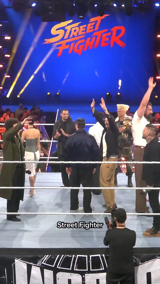 Street Fighter 🤝 WWE. #StreetFighterMovie WWE