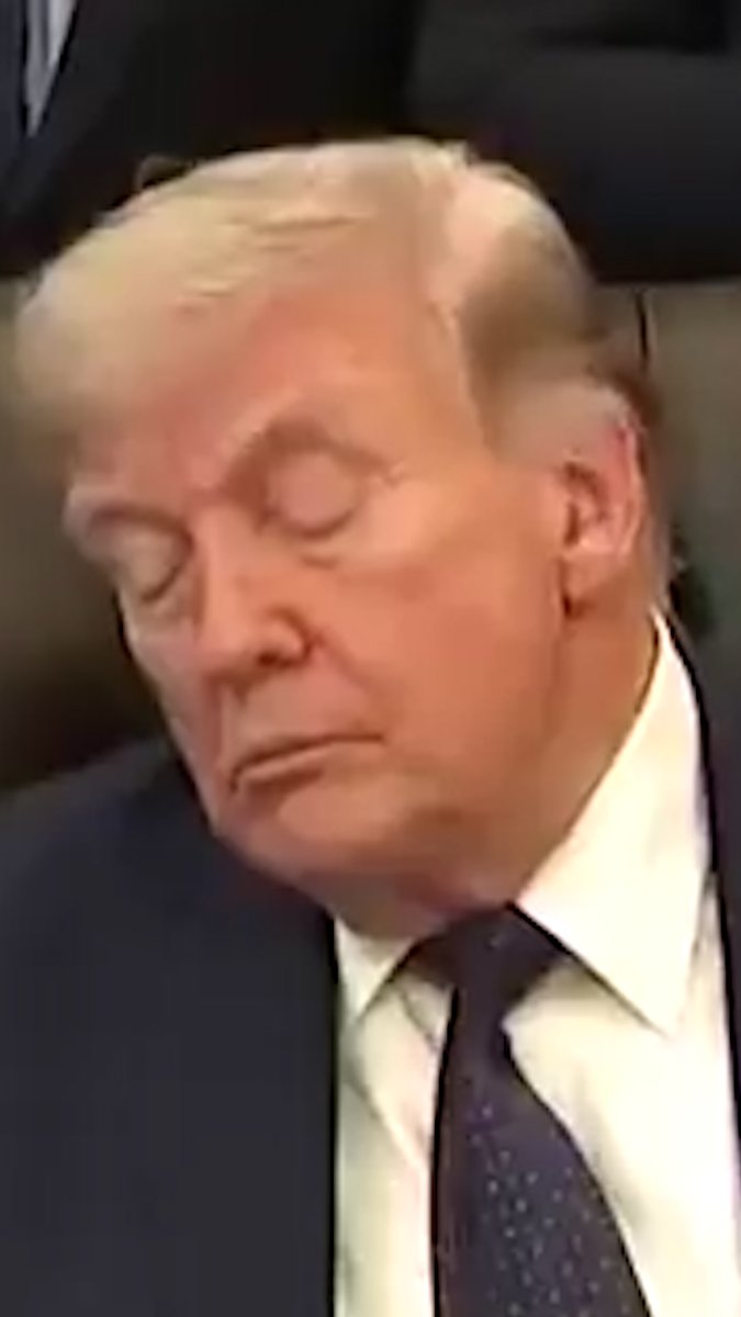 Trump in 2024: ‘You’ll never see me sleeping in front of cameras.’ Trump in 2026: falls asleep on camera regularly