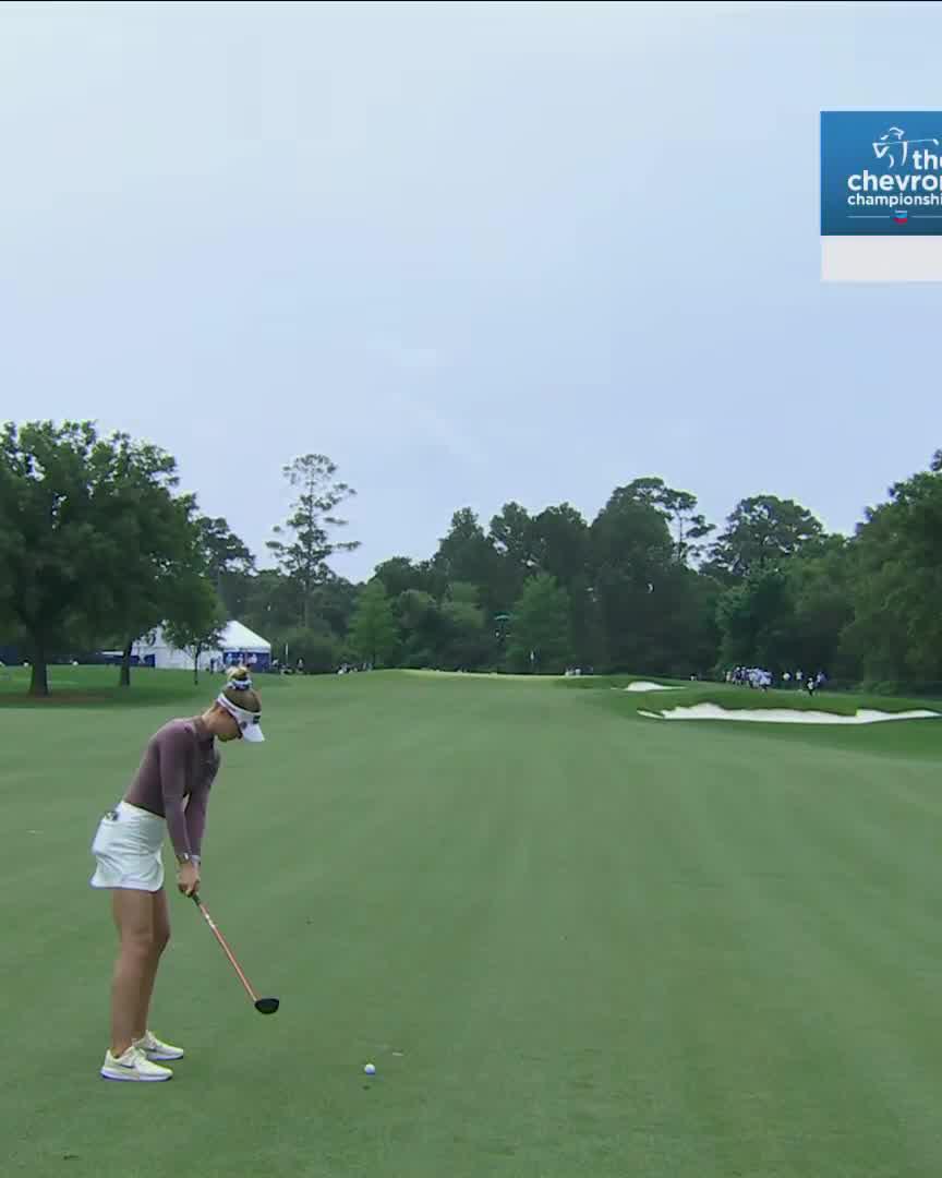 Nelly Korda is on fire. 🔥 She’s 5-under today and 12-under total at the Chevron Championship.