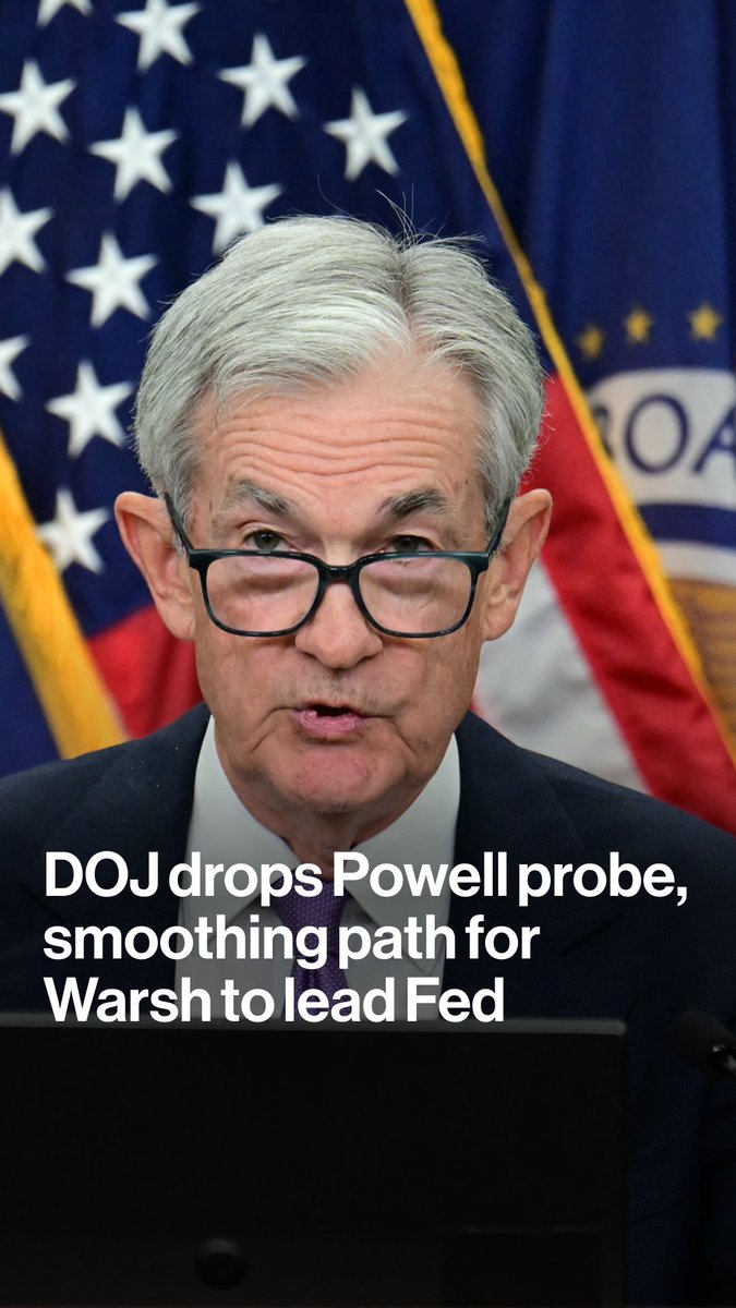 The Justice Department is ending a controversial investigation into building-renovation cost overruns by the Federal Reserve, potentially clearing a path to confirmation for Kevin Warsh. Tyler Kendall has more