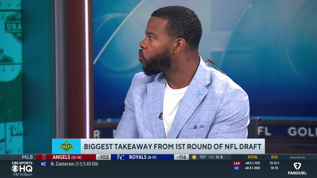 "If I'm a running back ... why would I not want to go to Notre Dame?" - Damien Harris "If Marcus Freeman is not taping this ... you could probably sell that." Brian Kelly Getting TWO RBs drafted in the first round is wild!