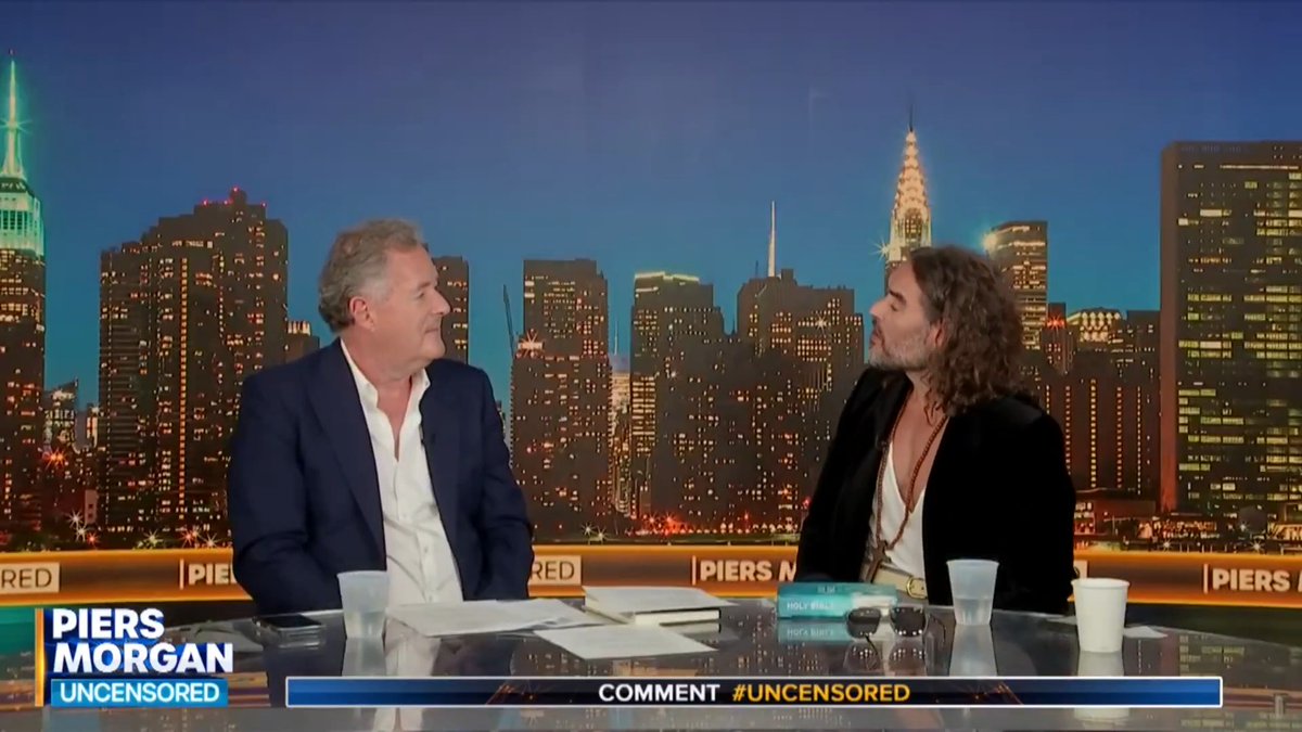 "There are some who believe you change your mind like a sixpence... you didn't answer the question!" Piers Morgan confronts Russell Brand over accusations that he is part of a "grifting" ploy. 📺 Piers Morgan | Russell Brand
