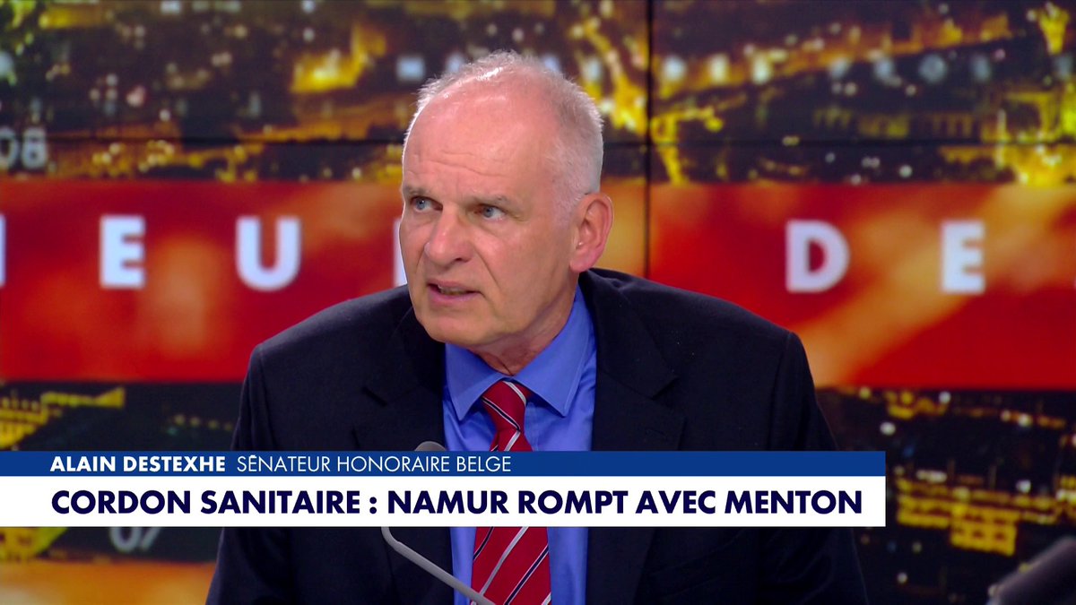 Alain Destexhe, sénateur honoraire belge, revient sur le choix de la ville belge de Namur qui veut rompre son jumelage avec Menton, dans #HDPros2WE Toute l'info est à retrouver sur