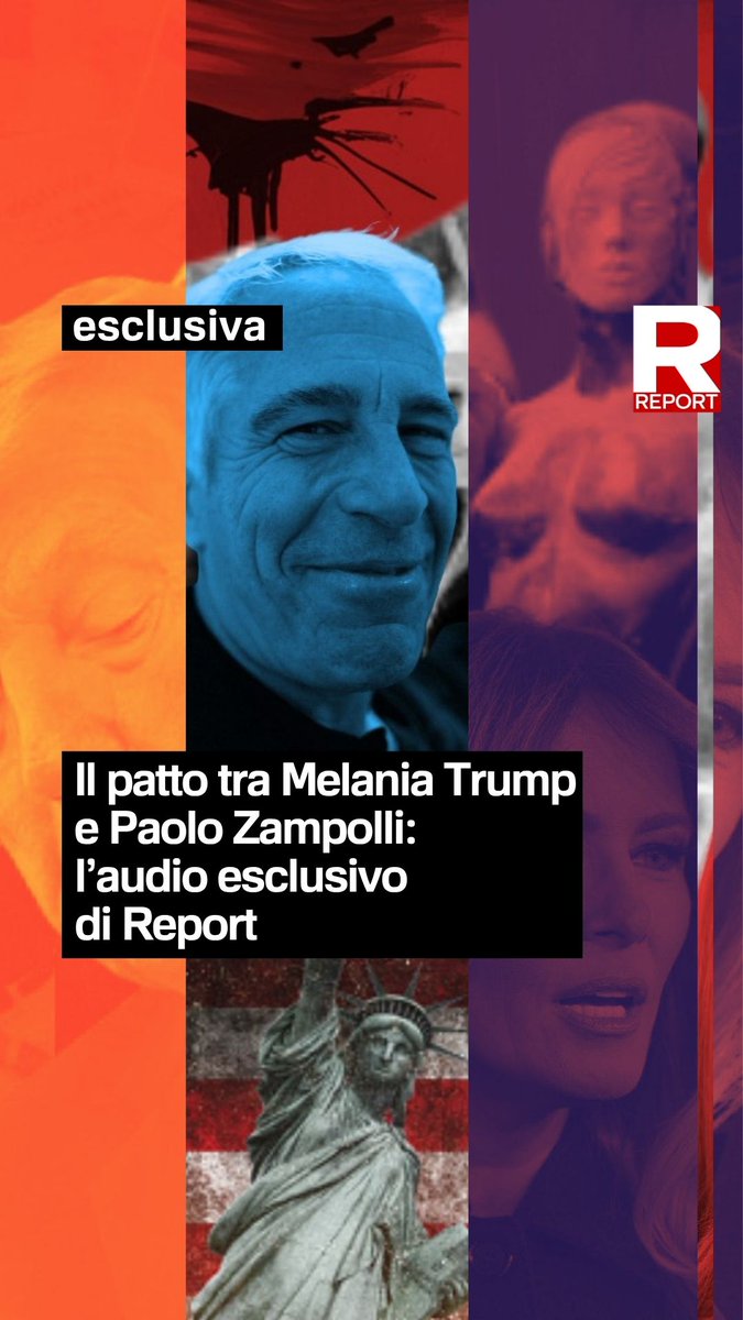 n un audio esclusivo che Report è in grado di farvi ascoltare per la prima volta, l’inviato speciale di Donald Trump Paolo Zampolli rivela in una telefonata dell’esistenza di un patto stipulato tra lui e Melania Trump prima delle elezione presidenziali del 2016. Domenica su Rai3