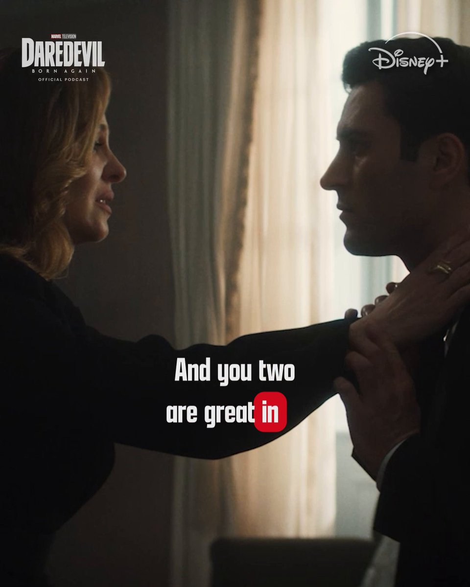 This Heather and Buck scene has us in a chokehold (literally). 🎧 Daredevil: Born Again Official Podcast — now streaming on Disney+ and Marvel's YouTube.