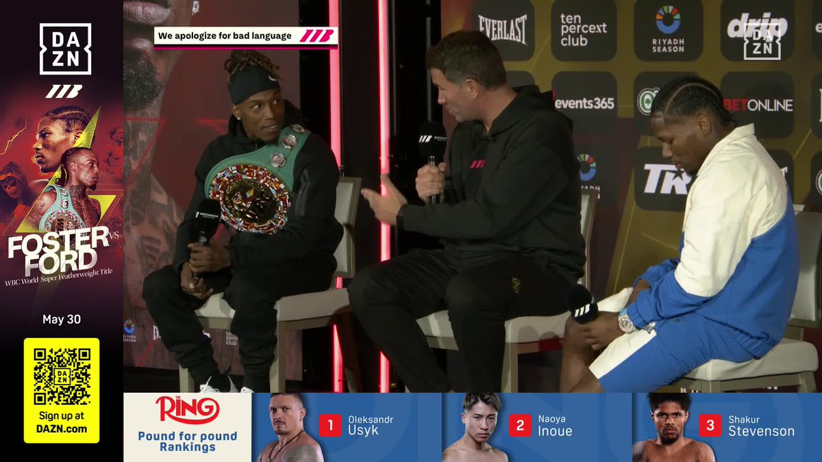 Foster wants Shakur after Ford 👀 #FosterFord | May 30 | Live on DAZN ▪️