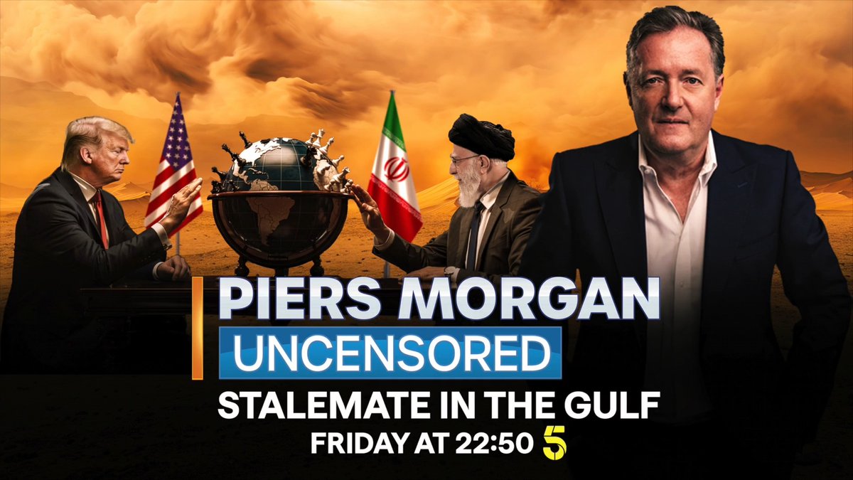 Is Trump now desperate for a way out of the Iran War? Watch Piers Morgan Uncensored on Channel 5 at 10.50pm 👇 📺 Piers Morgan | Channel 5