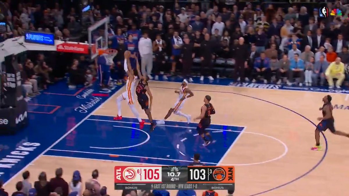 Jonathan Kuminga on nudging NAW into position to stop Jalen Brunson: “I’m gonna give my praise to Draymond. Growing up around him, watching him.. I’d seen him do that so many times… And he’s one of the best at doing things like that.” (via Kevin Chouinard)