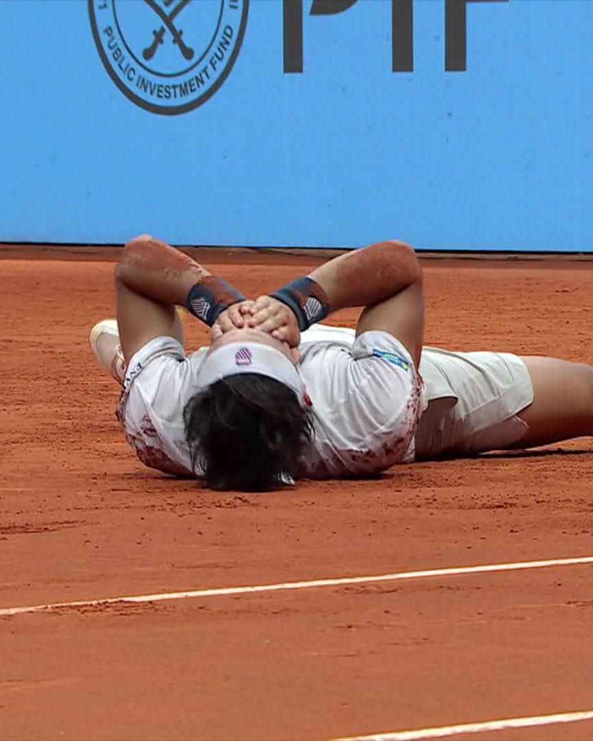 🥹 EL FESTEJO LO DICE TODO. 🇦🇷 AGUANTE EL TENIS ARGENTINO.