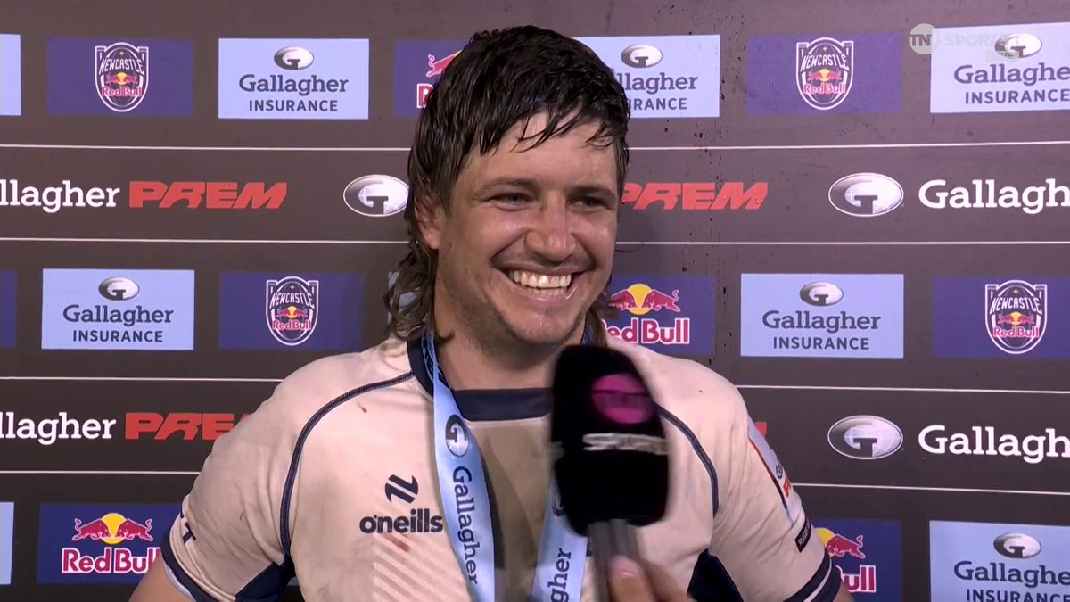 #Rugby 🏴󠁧󠁢󠁥󠁮󠁧󠁿 #PremRugby "¡Amigo, dime qué hacer y lo haré!" 1️⃣2️⃣➕1️⃣3️⃣ Benhard Janse van Rensburg y su relación en el centro de la cancha con Matias Moroni Bristol goleó 52-19 a Newcastle con un try del argentino y dos del sudafricano