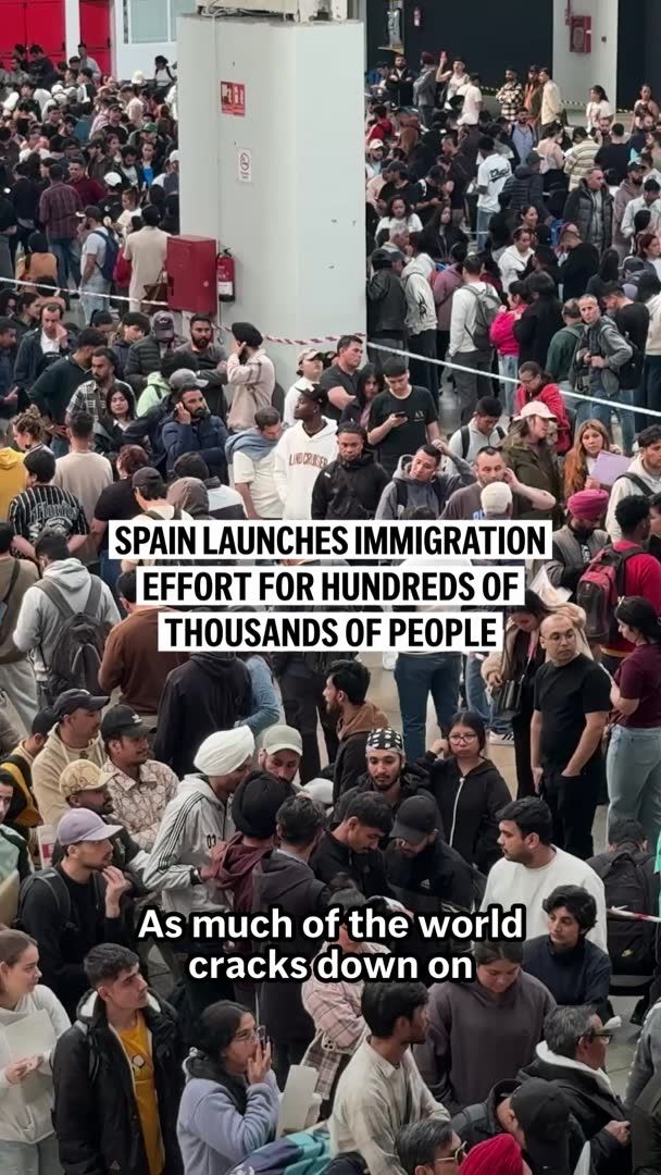 Spain’s government has launched an "extraordinary" immigration procedure that could legalize the status of hundreds of thousands of foreigners living and working in the southern European nation without authorization.
