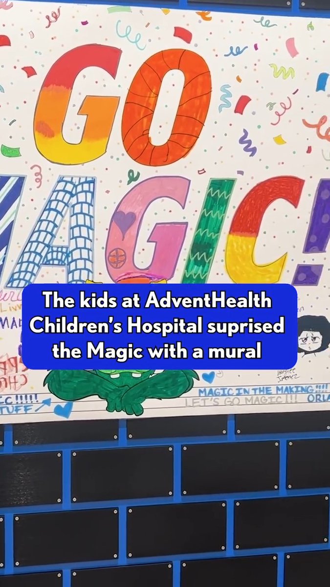 thank you to the children at AdventHealth Central Florida for this incredible surprise 💙