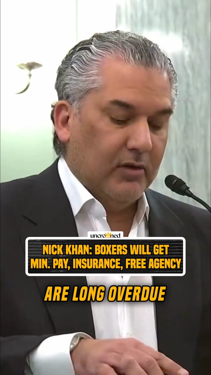 Nick Khan lists the reason he believes the Ali Act needs revisioning.