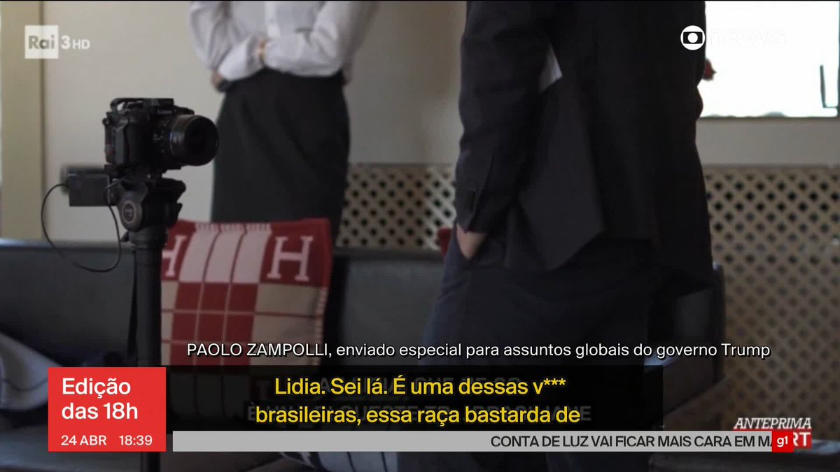 "Ataque abominável", diz Ana Flor sobre enviado especial dos EUA que chamou mulheres brasileiras de "raça bastarda". "Diz muito sobre ele e nada sobre mulheres de qualquer nacionalidade", complementa Natuza Nery. ➡Assista à #GloboNews: #Edição18