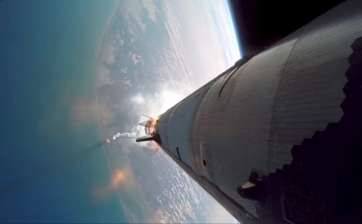 Incredible footage of Starship