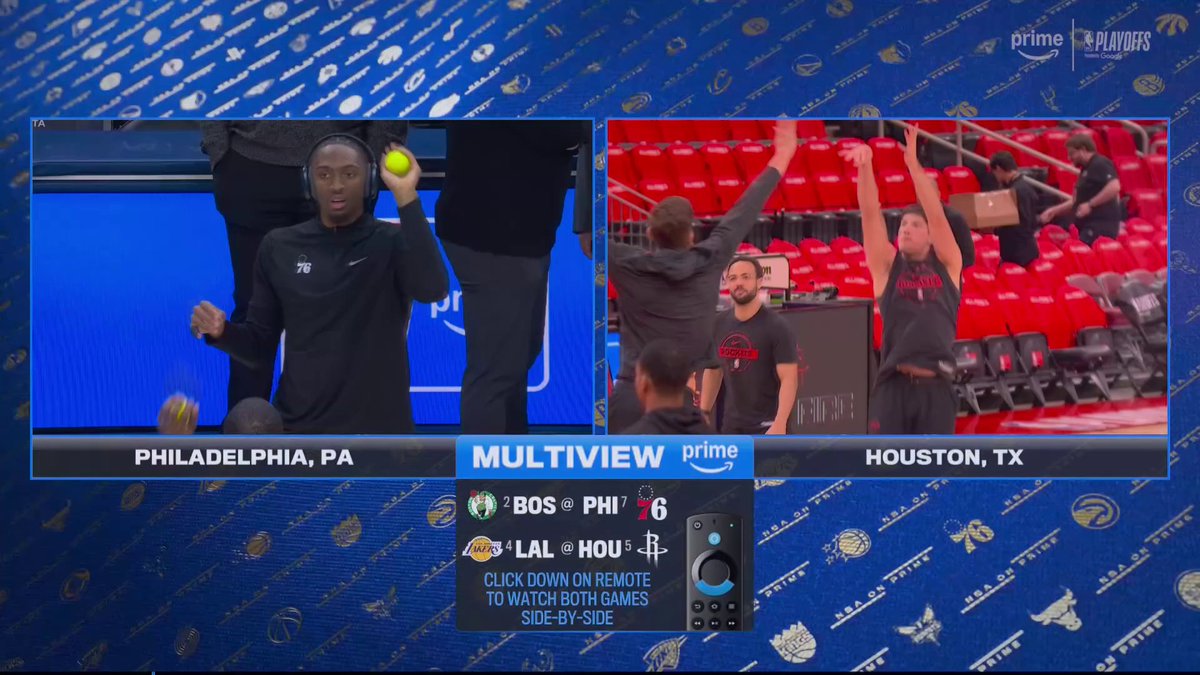 Don't miss a moment of tonight’s NBA Playoffs action with Prime Video’s Multiview feature 🔥