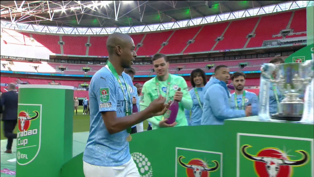 #ManCity won a FOURTH Carabao Cup trophy IN A ROW, five years ago today. 🏆🏆🏆🏆