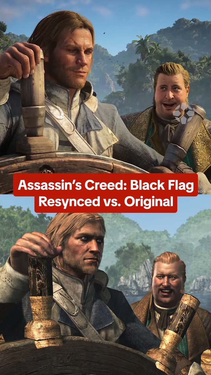 Assassin's Creed: Black Flag Graphics Comparison (Resynced vs. OG)