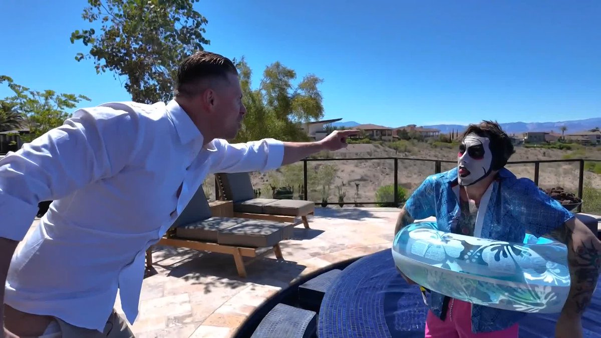 Come on The Miz, you got Danhausen's hat wet! 🤠 and that means a DOUBLE CURSE for you!
