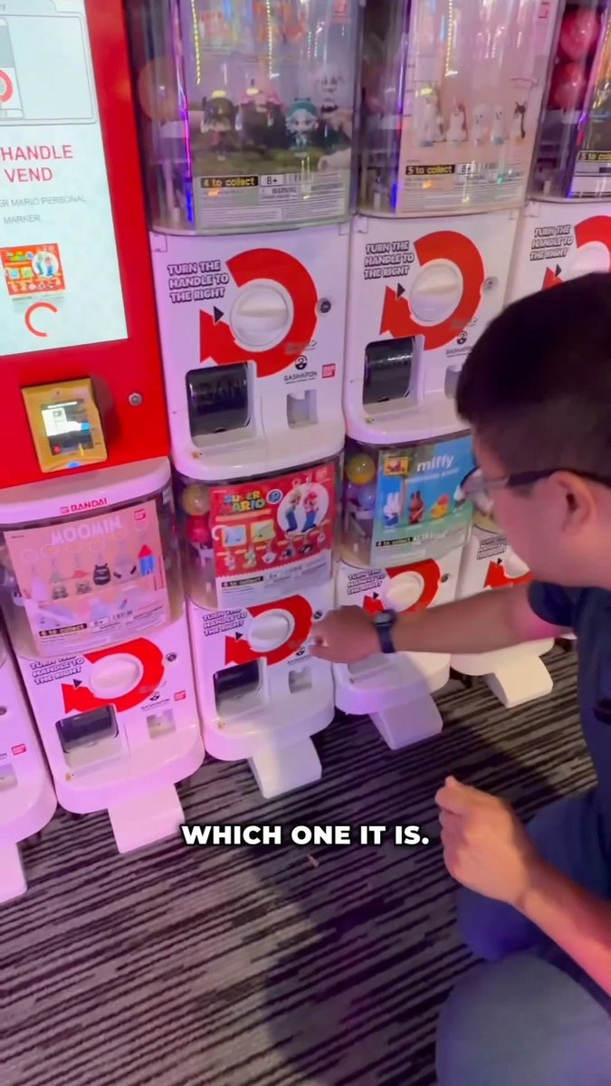 Discover the latest Smart Gashapon machines now at Round1! No tokens needed, just tap in and let luck decide your next obsession with one spin that gives endless possibilities! 😃 Coming to more Round1 USA locations soon! Which items are you most excited to pull? 👀 📸📽️ : Austin Castro (via TikTok) #R1FanRepost --- Want a chance to be featured? Tag us Round1 Bowling & Arcade or #round1usa --- #Round1USA #round1 #Gashapon #SmartGashapon